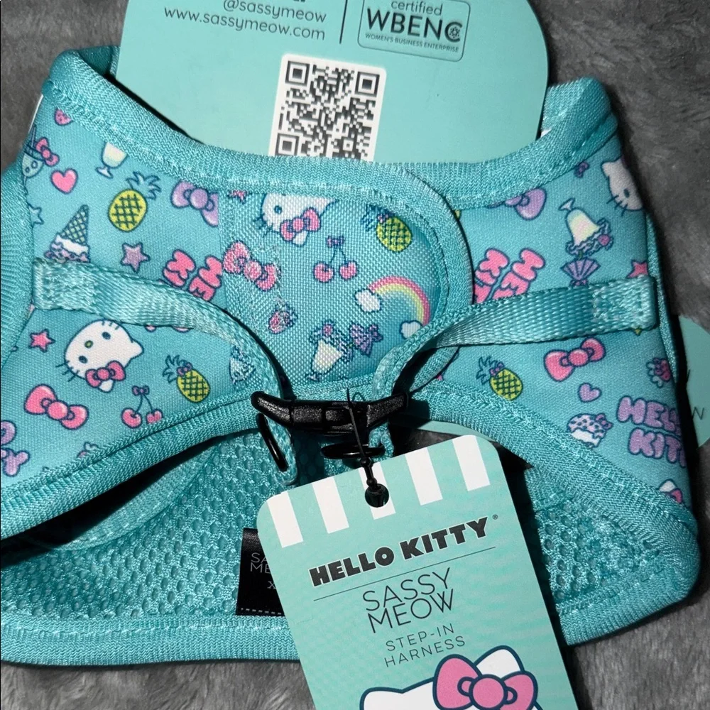 Hello Kitty pets Teal Harness Vest - XS
